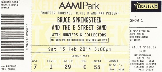 bruce-springsteen-ticket-stub-melbourne