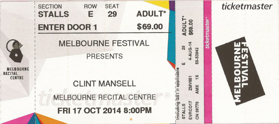Clint Mansell in Melbourne